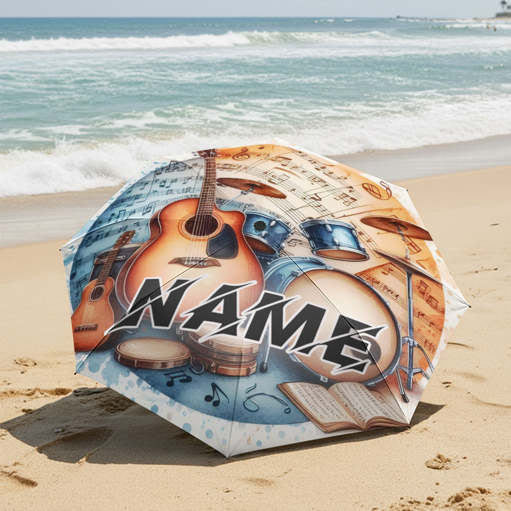 Custom Name umbrella,Musical I - Musical Instrument With Names ulasan dan harga