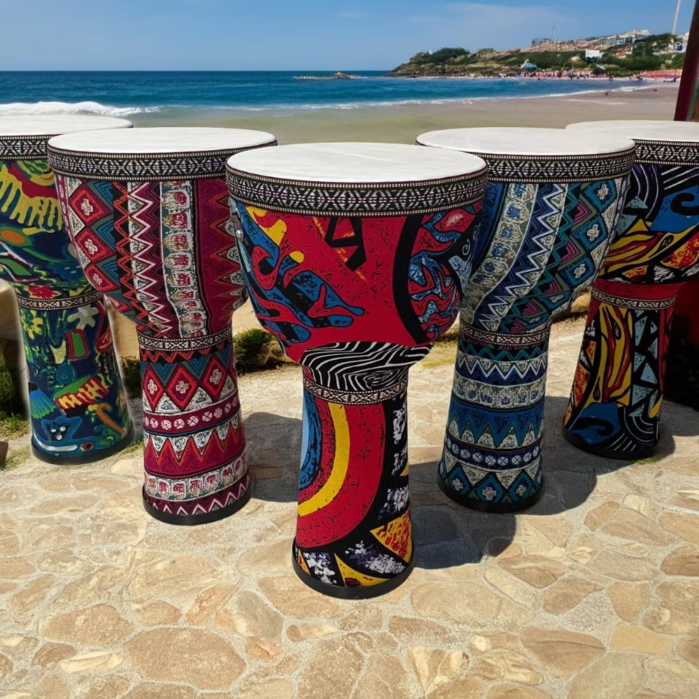 Portable 8.5 Inch African Djem - Musical Instrument Djembe ulasan dan harga