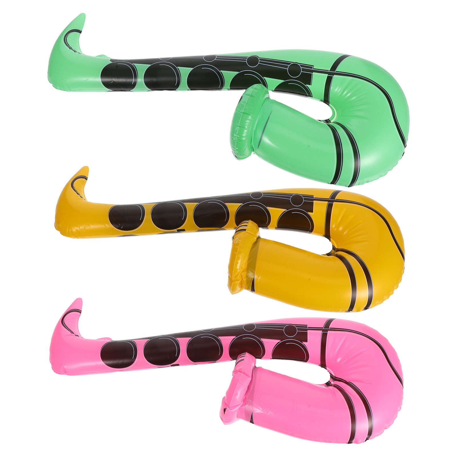 3Pcs Inflatable Saxophone Ball - Musical Instrument Blow ulasan dan harga