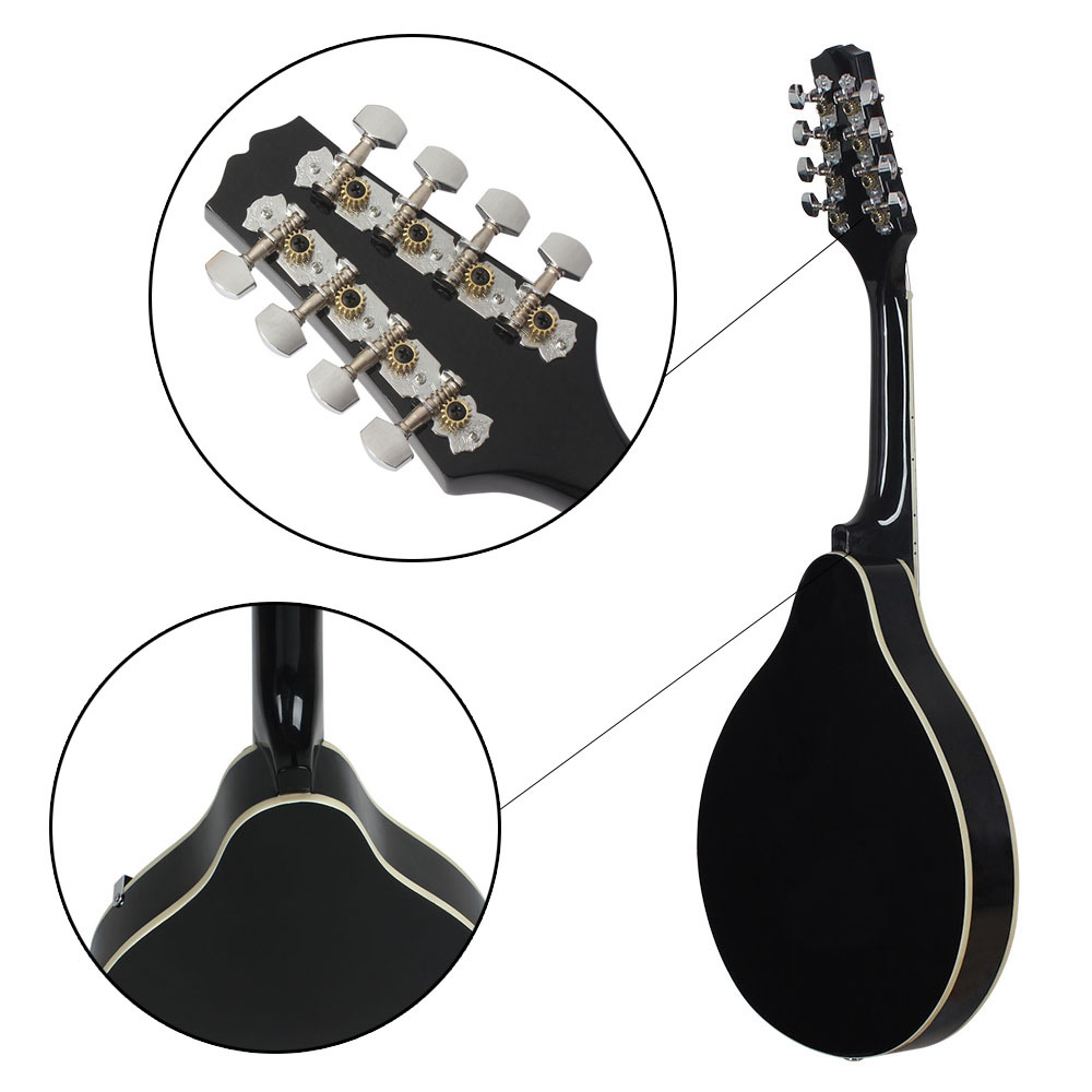 A-Style 8-String Basswood Mand - Mandolin A Style ulasan dan harga