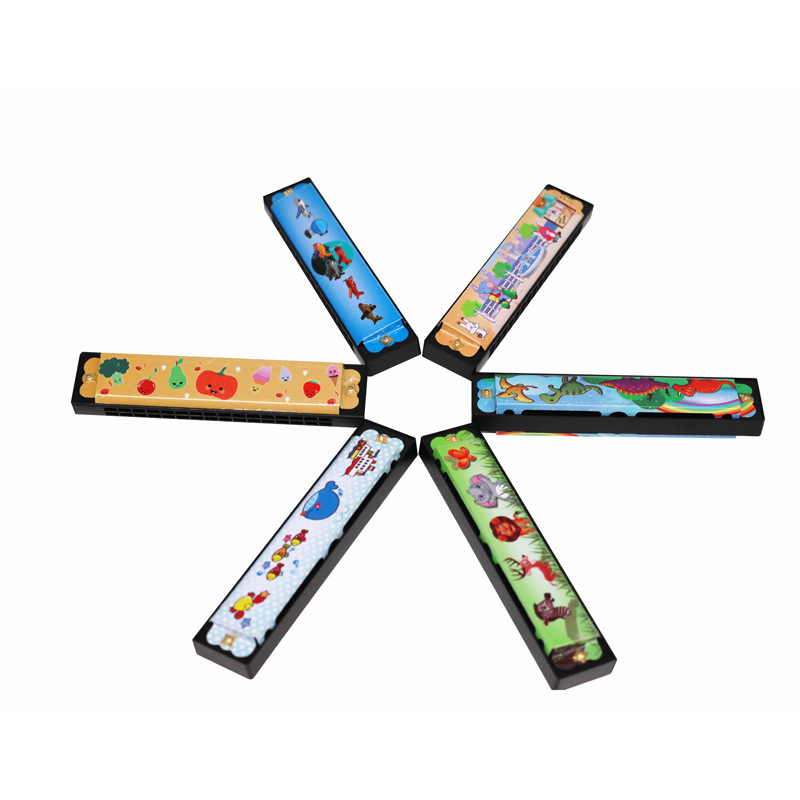 Children's Harmonica, Wooden M - Musical Instrument Blow ulasan dan harga