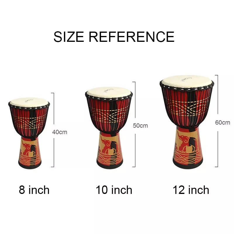 Adult Size12 Inch African Djem - Musical Instrument Djembe ulasan dan harga